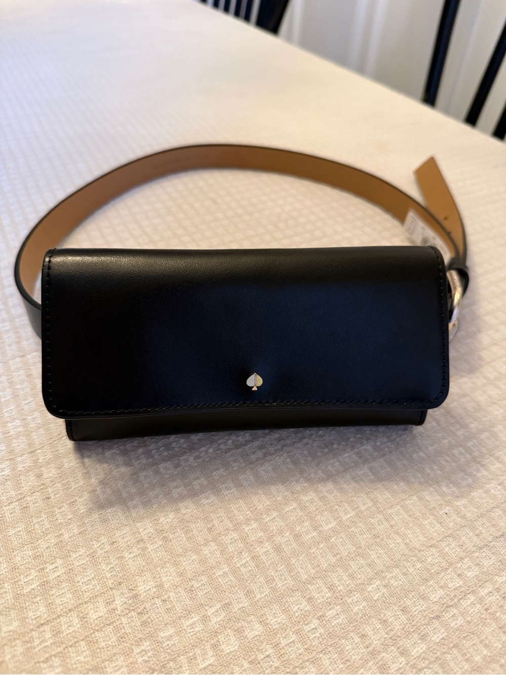 kate spade Black Leather Belt Bag sz L/XL